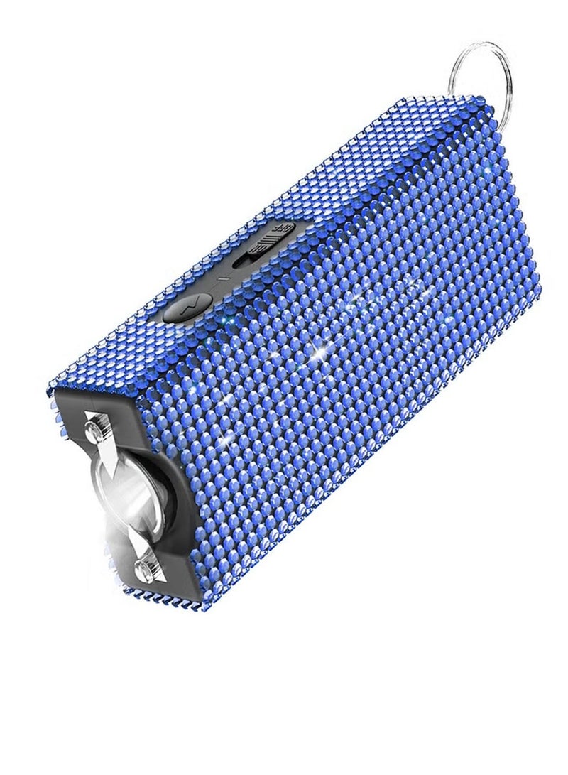 Flashlight USB led Rechargeable Portable outdoor Flashlight（Blue)  - Image 1