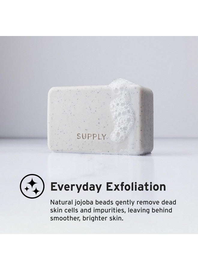 Supply Men’s Exfoliating Bar Soap - Deep Cleansing Bar Soap for Men (White Birch & Sage) - Image 2