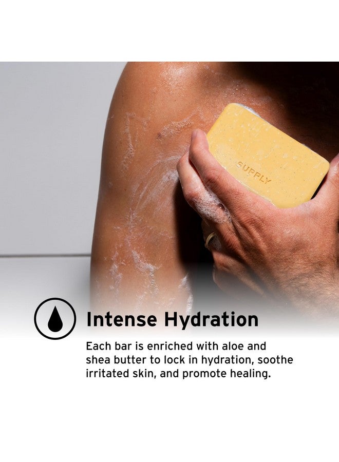 Supply Men’s Exfoliating Bar Soap - Deep Cleansing Bar Soap for Men (White Birch & Sage) - Image 3