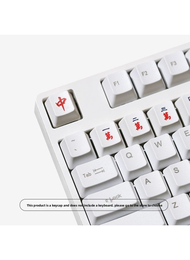 Personalized Mechanical Keyboard Key Cap Personalized Transparent Red Black Transparent Key Cap Single Keyboard Key Diy Generation Hair 