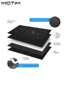 Motim Dog Car Trunk Mat,  Dog Car Seat Protective Cover, Dog Car Bed Mattress, Pet Cargo Liner with Sides, Anti-Scratch Anti-slip Dog Pad, Universal Fit, 185 x 105 cm  - Image 4
