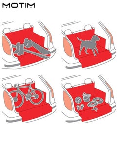 Motim Dog Car Trunk Mat,  Dog Car Seat Protective Cover, Dog Car Bed Mattress, Pet Cargo Liner with Sides, Anti-Scratch Anti-slip Dog Pad, Universal Fit, 185 x 105 cm  - Image 5