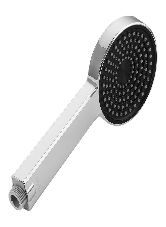 Orvos Hand Shower Single Mode- Orbit, Rounded 4x4 inches, Chrome Plated With High Grade Korean ABS material from LG, Black and Chrome Color, Head only, for high end luxury bathrooms - Image 5