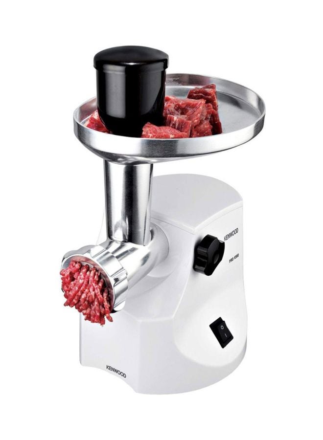 KENWOOD Electric Meat Grinder 1500W 1500 W MG470 White/Silver - Image 2
