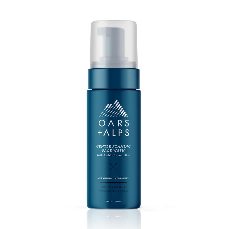 Oars + Alps Gentle Foaming Face Wash and Moisturizer, Dermatologist Tested Skin Care Infused with Prebiotics and Aloe, 5 Fl Oz - Image 1