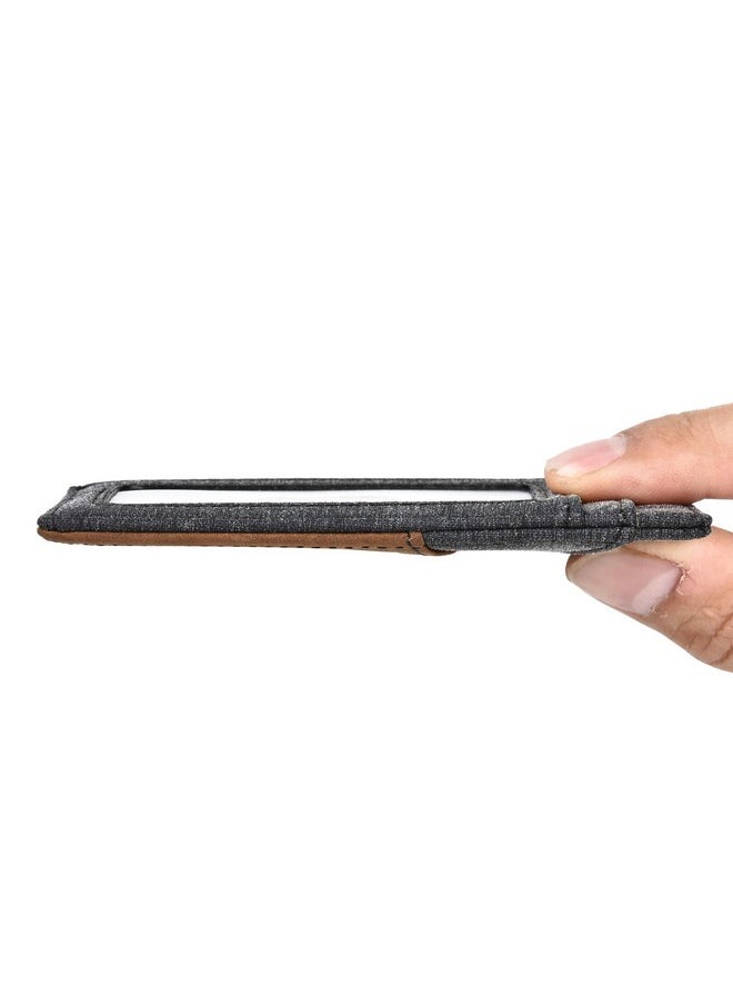 kinzd - Minimalist Mens Wallet Rfid Front Pocket Wallet Secure Thin Credit Card Holder (A5 Waterproof Leather Coffee) - Image 1