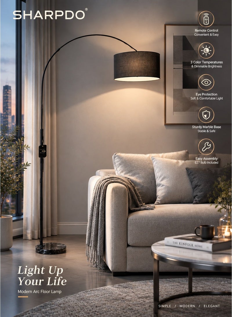 شاربدو الشمال بسيط حماية العين مزيج الضوء العمودي ضوء دافئ 110-240 فولت أسود 26x70x185 سم - Image 1