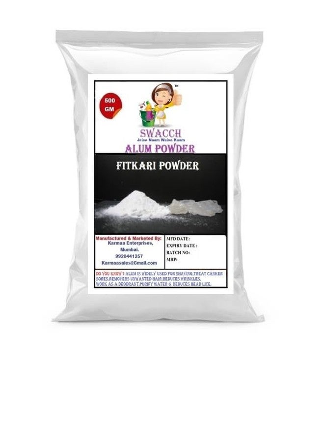 swacch Alum Powder (Fitkari Powder) 500gm - Image 1