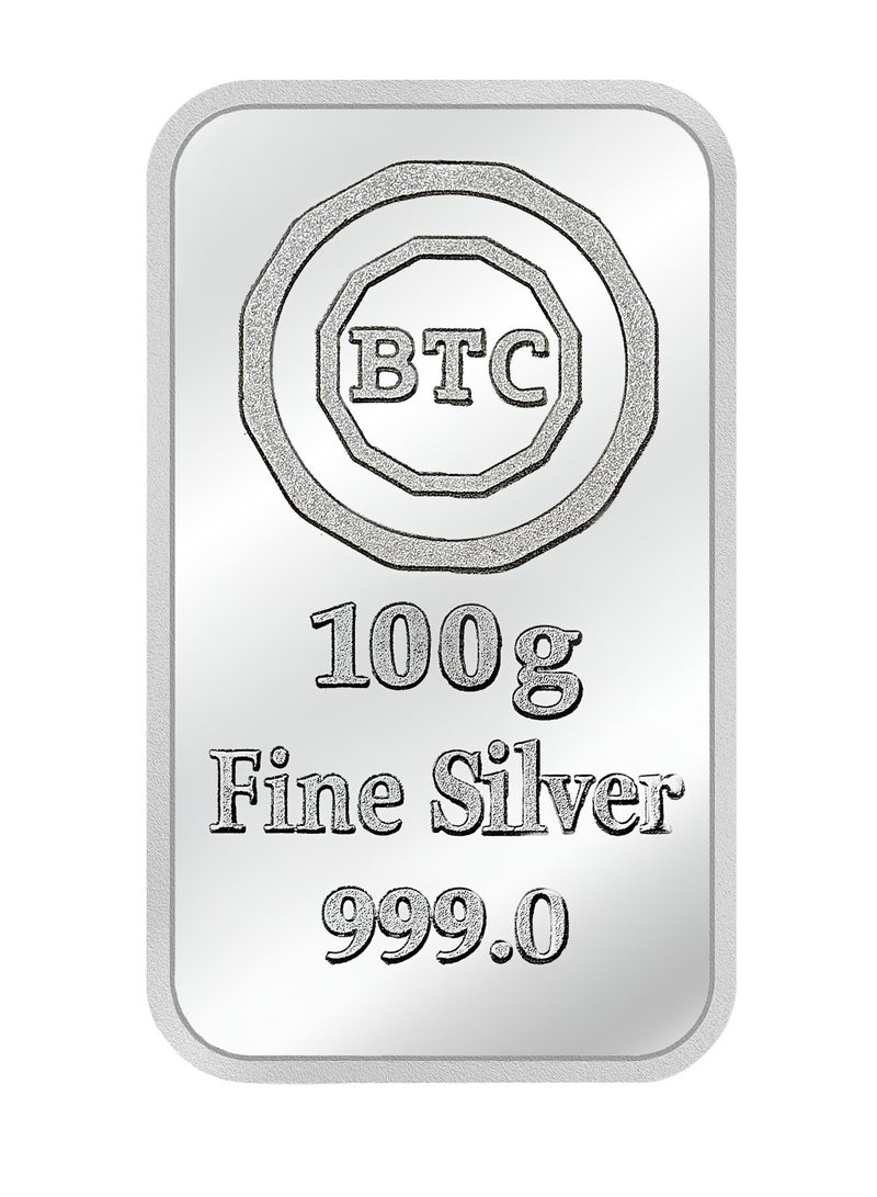BTC 100g Silver Ingot- Egypt in All Language - Image 3