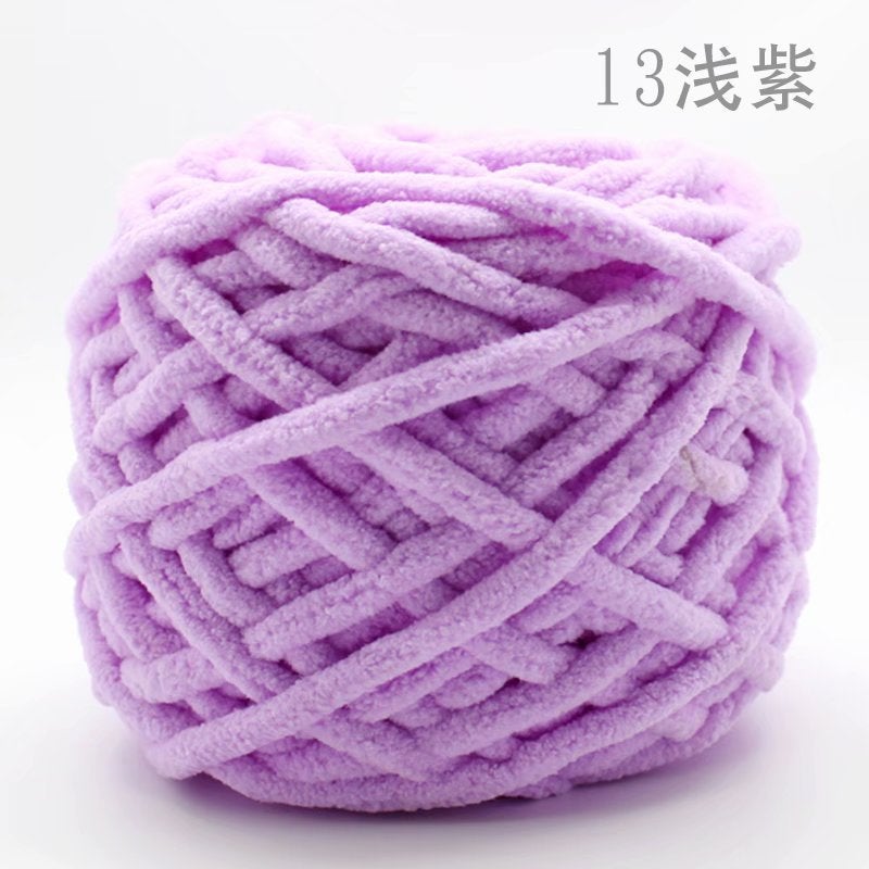Chunky Knit Yarn for DIY Crafts Scarves Coffee 17 - Image 5