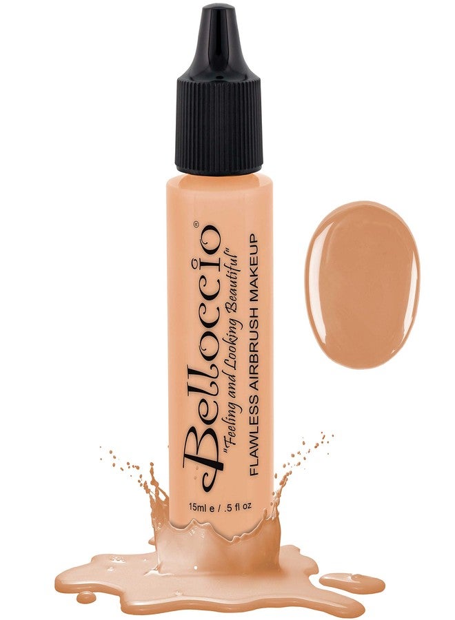 Belloccio's Professional Cosmetic Airbrush Makeup Foundation 1/2oz Bottle: Alabaster - Image 1