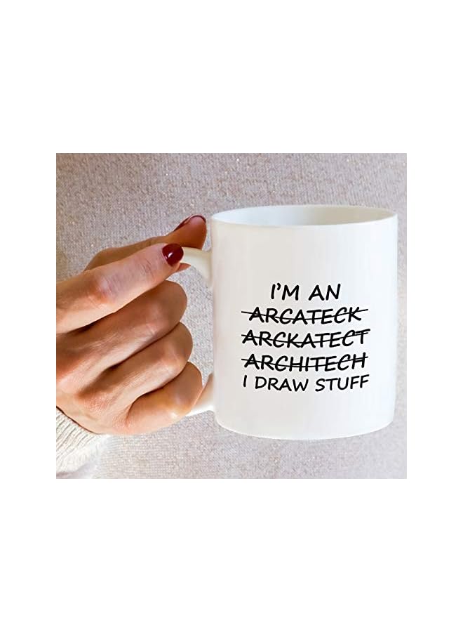 S-TOP Funny Mug - I'm An Architect I Draw Stuff 11 Oz Ceramic Coffee Mugs - Funny, Sarcasm, Sarcastic, Motivational, Inspirational birthday gifts for friends, coworkers, siblings, dad or mom - Image 3