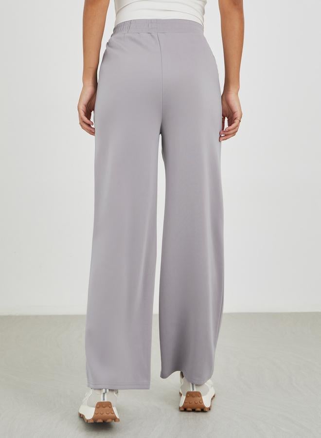 ستايلي بنطلون ستايلي سكوبا واسع الساق بخصر مطاطي - Image 4