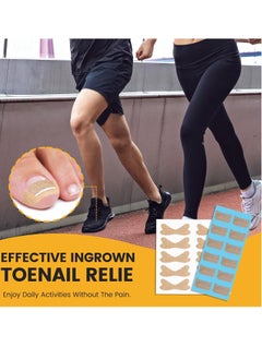General 60Pcs Breathable Ingrown Toenail Corrector Patches and 50Pcs Ingrown Toenail Stickers - Professional Ingrown Toe Nail Treatment Tape for Pain Relief and Correction  - Image 2