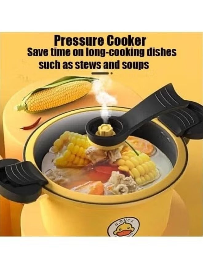3.5Liters Multifunctional small pressure cooker non-stick quick soup MEDIUM Size 22 Cm -3.5Liters Multicolour - Image 1