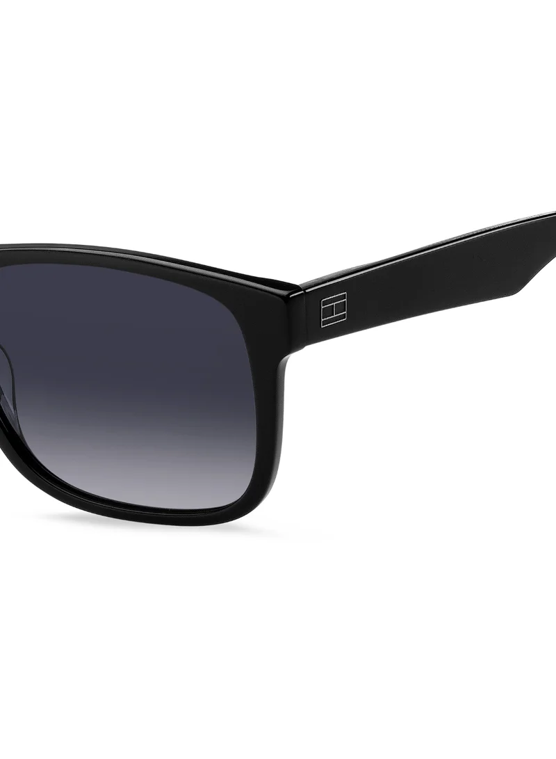 TOMMY HILFIGER Men's UV Protection Sunglasses Th 2073/S Black 45.6 - Lens Size: 57 Mm