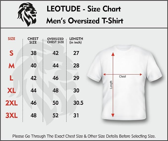 LEOTUDE Men's Cottonblend Oversized Round Neck T-Shirt (SP-600P3OCO23VQ50US_1Black_M) Black - Image 5