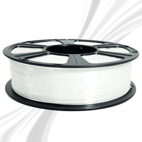 GIANTARM 3D Printer Filament, Silk White Pla Filament, 1Kg(2.2lbs) Spool, 1.75mm Dimension Accuracy +/- 0.03mm, 3D Printing Filament - Image 2