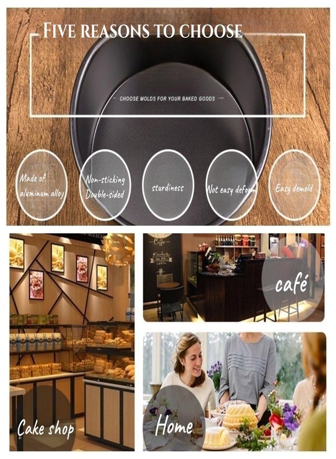 Dhjrefhhd 1Pcs Round Cake Baking Pan 7 Inch Non-stick Baking Pan for Cake toast bread Oven Instant Pot Baking Home Party Baking Supplies - Image 5