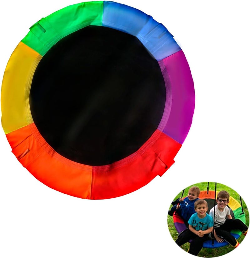 plzzree 40'' Saucer Swing Replacement Cover: Tree Swings Waterproof Seat Cover - Heavy Duty Oxford Fabric 700lbs Load-Bearing Capacity - Image 1