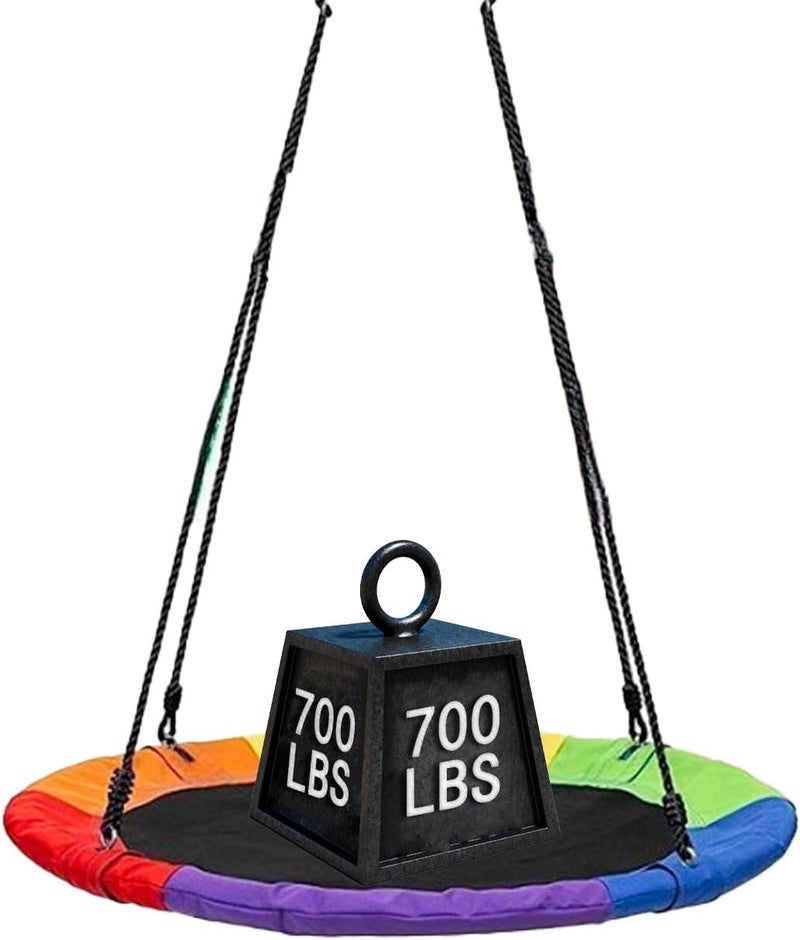 plzzree 40'' Saucer Swing Replacement Cover: Tree Swings Waterproof Seat Cover - Heavy Duty Oxford Fabric 700lbs Load-Bearing Capacity - Image 4