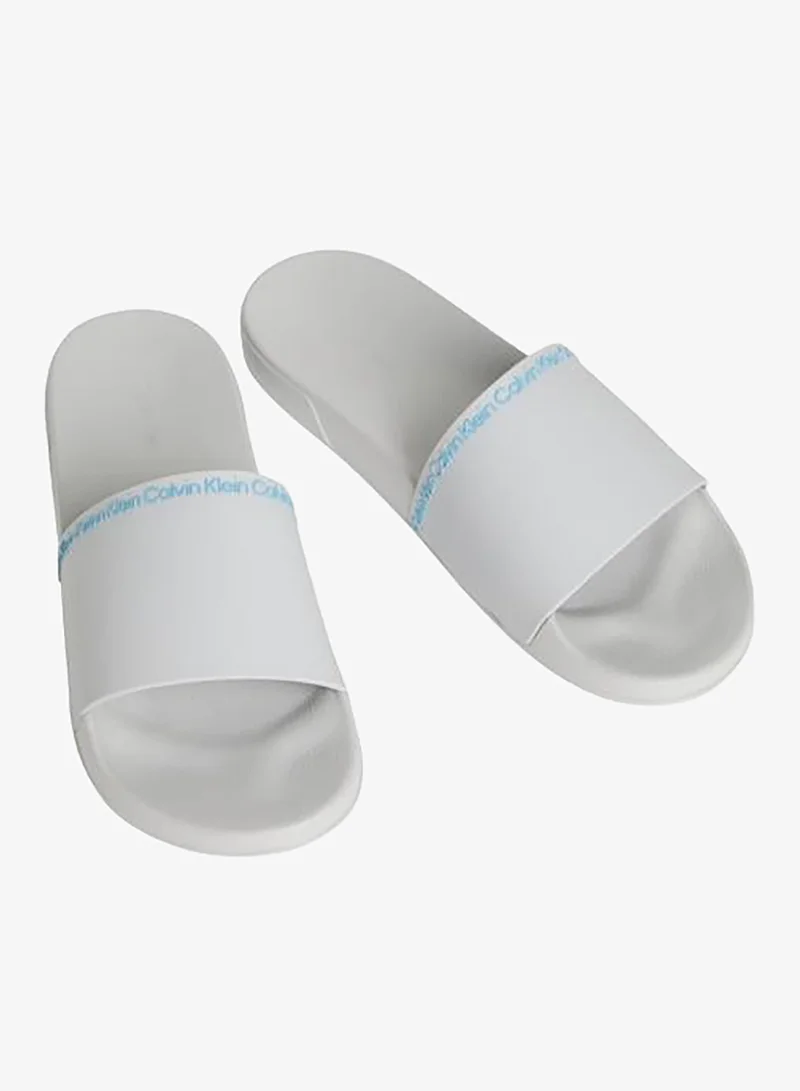 CALVIN KLEIN Essential Institutional Logo Slide Sandals