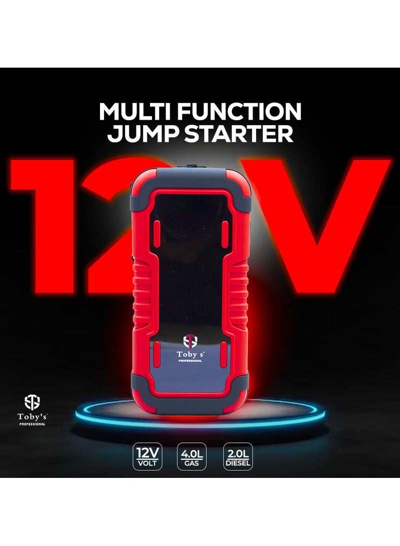 Toby's Toby's X7 – Compact & Reliable Car Jump Starter, 600A Peak Power, 8000mAh Battery  - Image 4