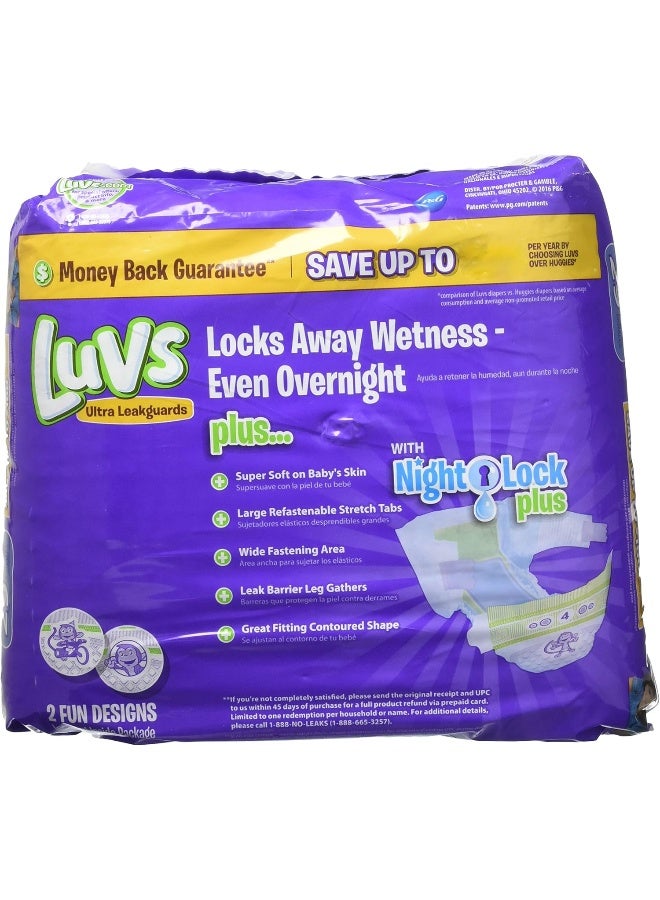 Luvs حفاضات لوفز مع حراس تسرب فائقين، الحجم 4، 29 قطعة - Image 2