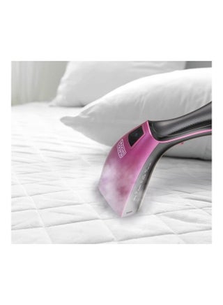 Portable Digital Handheld Garment Steamer, 180° Swivel Hinge, 5-Height Adjustment, Variable Temperature Control, Removable Drip Tray, Cool-Touch Handle, 240 ml 1600 W HSTD1600-B5 black purple - view 5