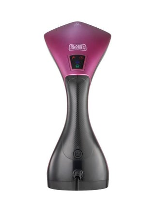 Portable Digital Handheld Garment Steamer, 180° Swivel Hinge, 5-Height Adjustment, Variable Temperature Control, Removable Drip Tray, Cool-Touch Handle, 240 ml 1600 W HSTD1600-B5 black purple - view 2