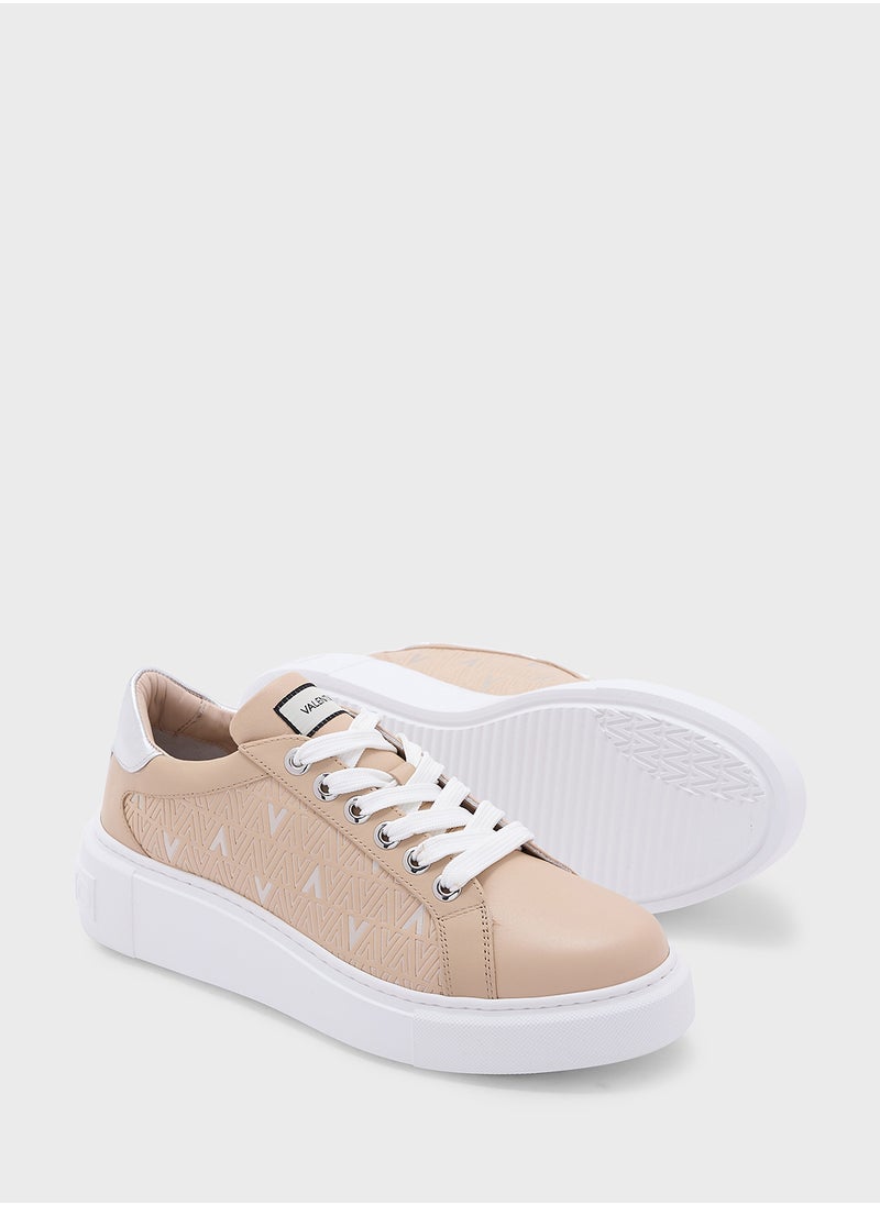 VALENTINO BY MARIO VALENTINO Lace Up Low Top Sneakers  - Image 3