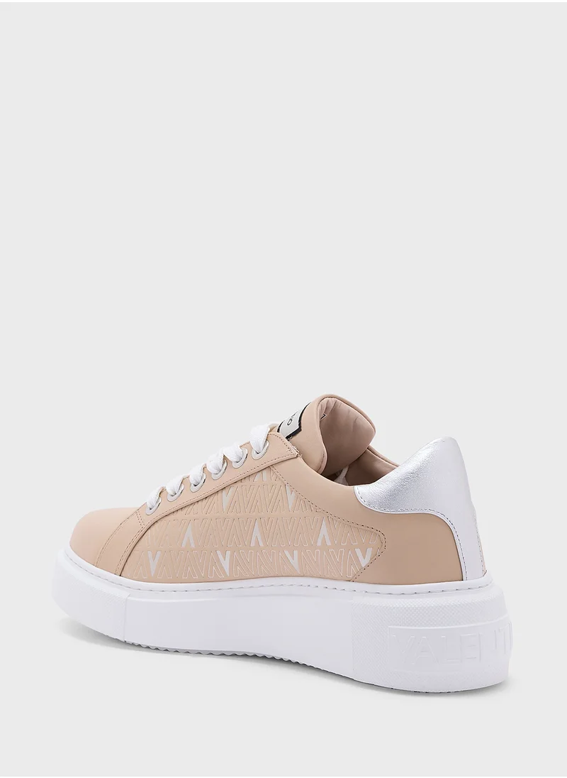 VALENTINO BY MARIO VALENTINO Lace Up Low Top Sneakers