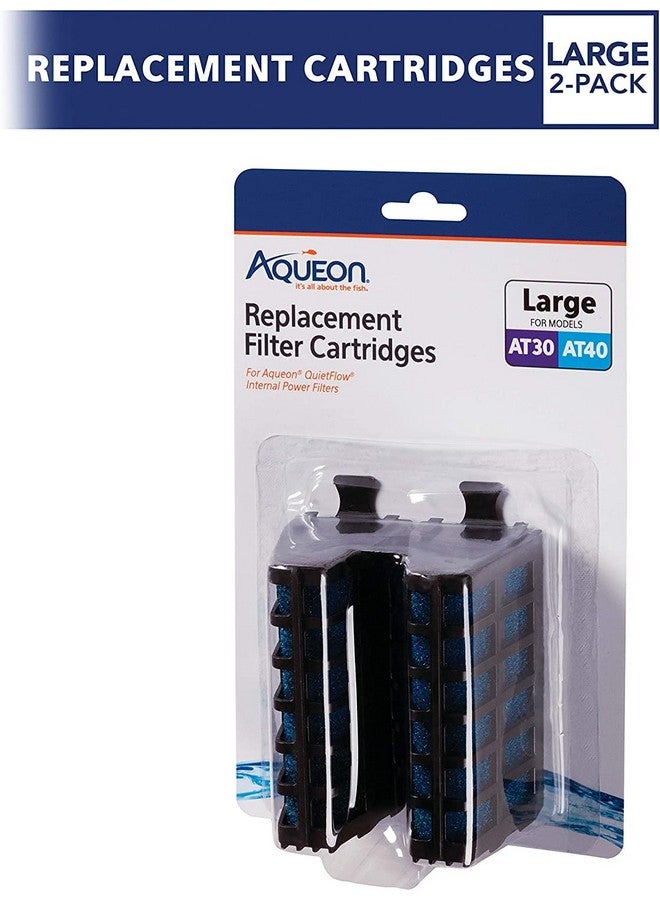 Aqueon 6 Count Replacement Internal Filter Cartridges, Large, for QuietFlow Internal Filter AT30 and AT40 - Image 3
