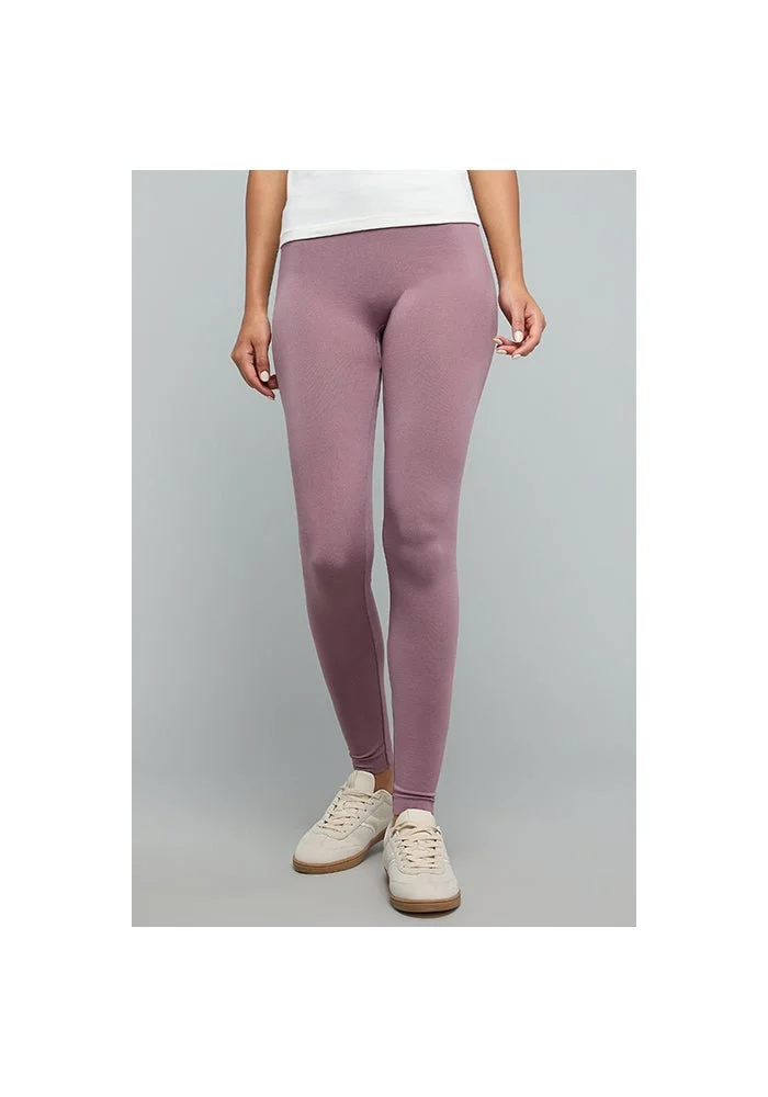 Seamless Leggings with Elastic Waist