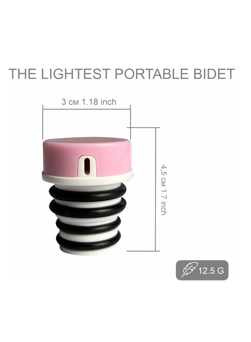 GUDOO 3 Pack Comfort Lightest Portable Bidet for Travel and Camping Travel Shattaf Compatible with Any Bottle Portable Bidet Sprayer For Toilet Pocket Bidet On The Go - Image 2
