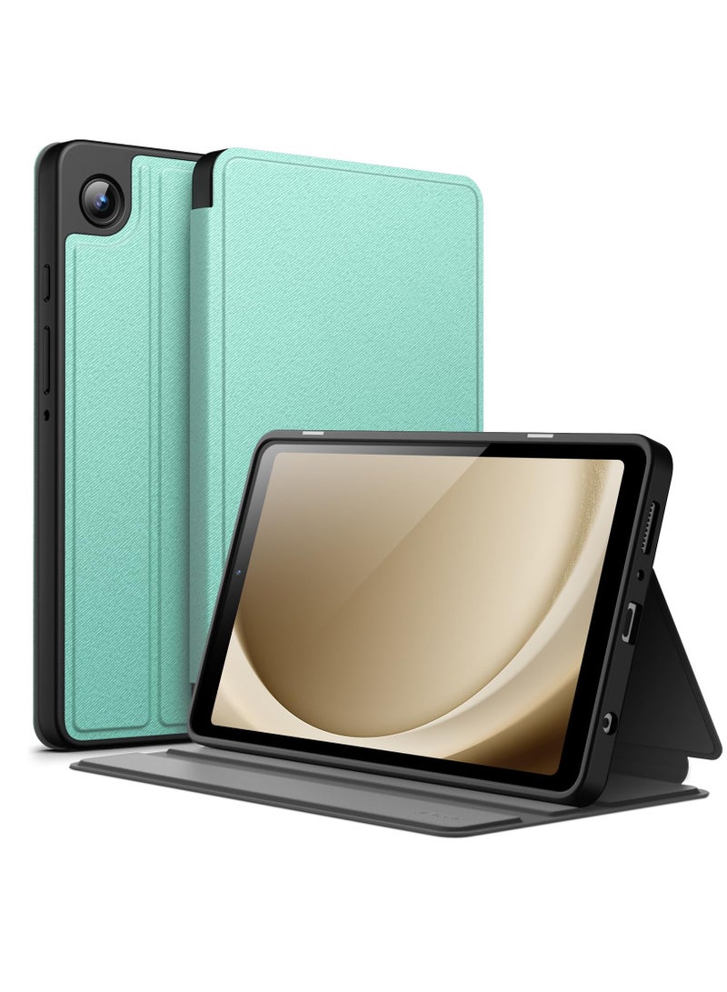 جي تيك حافظة لهاتف سامسونج جالاكسي تاب A9 مقاس 8.7 بوصة 2023 نحيفة مع حامل واقٍ للكمبيوتر اللوحي متعدد الزوايا باللون الأخضر - Image 2