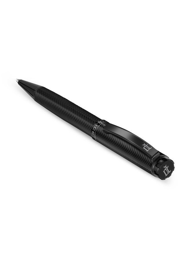 POLICE Cavolini Stainless Steel Trims Twist Ballpoint Pen for Men, Blue Ink - Image 2