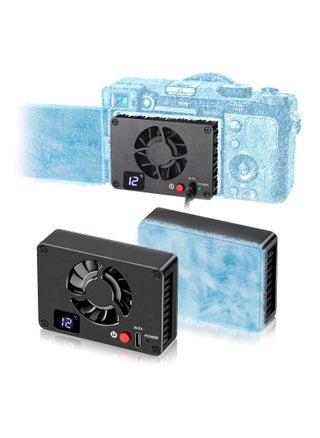 Camera Cooling Fan External Cooling System for Live Broadcast, LED Display Intelligent Cooling Fan for Sony A7M4/ZVE1/A6700/A7C2/A7S3/ZV-E10/FX30, for Canon R5/R6/R7, for Fujifilm XT4/XS10 Cameras - pzsku/Z92236A21D48CEDD337E5Z/45/_/1721276579/269e35f2-0306-4fa4-beff-8b44ba63ae0f