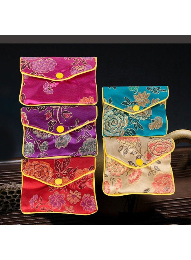 MorTime Jewellery Jewelry Silk Purse Pouch Gift Bags, Multiple Colors, Pack of 12 (Small) - Image 3