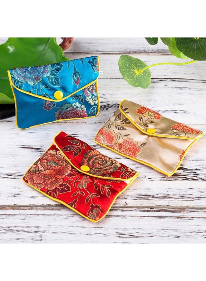 MorTime Jewellery Jewelry Silk Purse Pouch Gift Bags, Multiple Colors, Pack of 12 (Small) - Image 4
