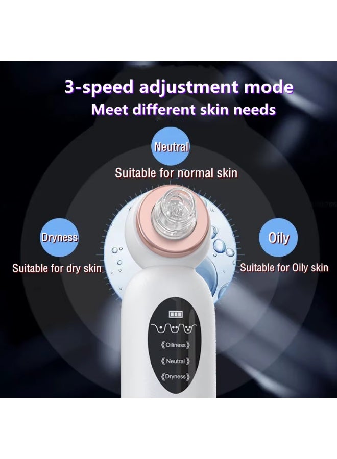 Prime by javaudan Blackhead Remover Pore Cleaner with 4 Modes Ultrasonic Deep Facial Clean Machine Skin Scrubber Pimple Extractor Plus Super Micro Bubble Blackhead Remover Vacuum – 6 Heads, 3 Suction Levels, Deep Pore Cleanser with Water Cycle Technology for Face - Image 3