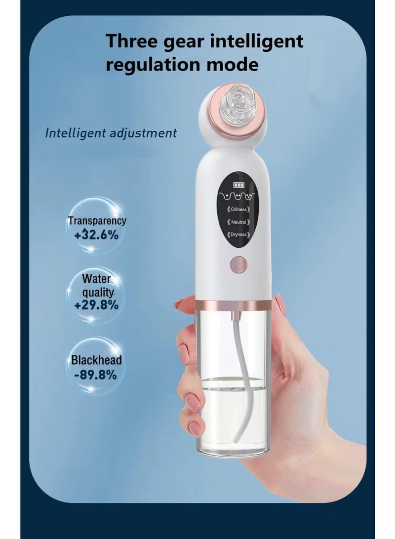 Prime by javaudan Blackhead Remover Pore Cleaner with 4 Modes Ultrasonic Deep Facial Clean Machine Skin Scrubber Pimple Extractor Plus Super Micro Bubble Blackhead Remover Vacuum – 6 Heads, 3 Suction Levels, Deep Pore Cleanser with Water Cycle Technology for Face - Image 2