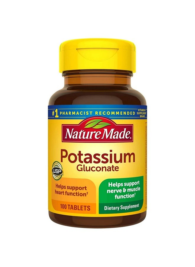 Nature Made - Potassium Gluconate 550Mg 100 Tablets - Image 1