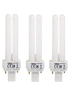 Osram Osram Home Decorative High Qualtiy And Durable, 2 Pin Day Light Double Twin Tube Cfl Bulb, 13 Watt Energy Saving Bulb, Cool White - (Pack Of 3)  - Image 2