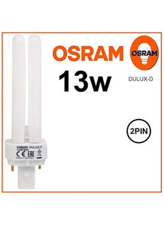 Osram Osram Home Decorative High Qualtiy And Durable, 2 Pin Day Light Double Twin Tube Cfl Bulb, 13 Watt Energy Saving Bulb, Cool White - (Pack Of 3)  - Image 3