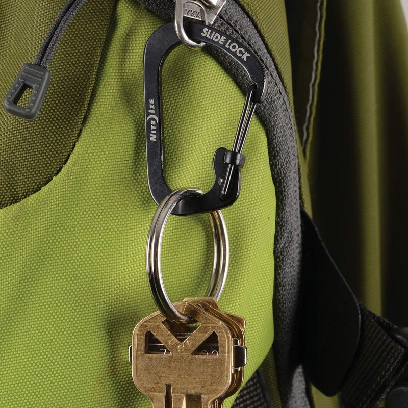 NITE IZE Locking Carabiner Clip Black 1-3/32 In - Image 4