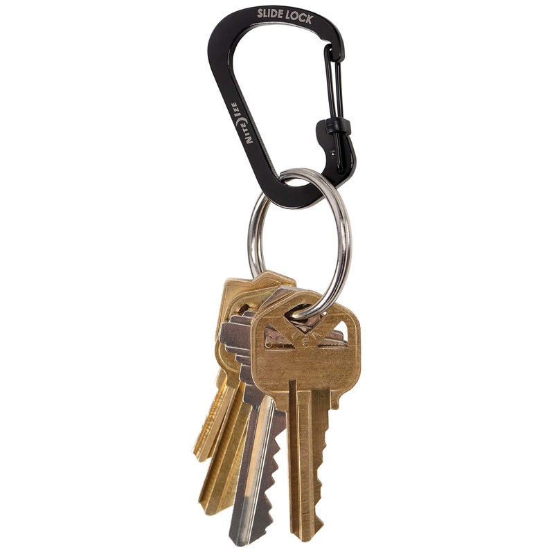 NITE IZE Locking Carabiner Clip Black 1-3/32 In - Image 3