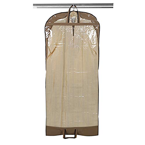 Kuber Industries Non Woven 3 Pieces Long Suit Sherwani Cover (Brown) -CTKTC5872 - Image 2
