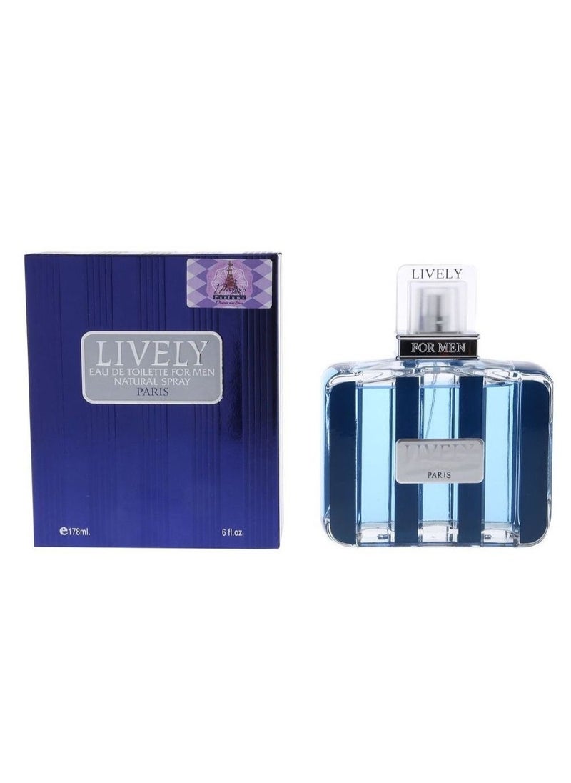 بارفومز لايفلي عطر ليفيلي الكبير او دي تواليت للرجال 178مل  - Image 1
