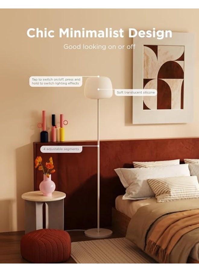 Govee Lantern Floor Lamp, Halo Gradient Lamp with Silicone Soft Lamp Shade - Image 3